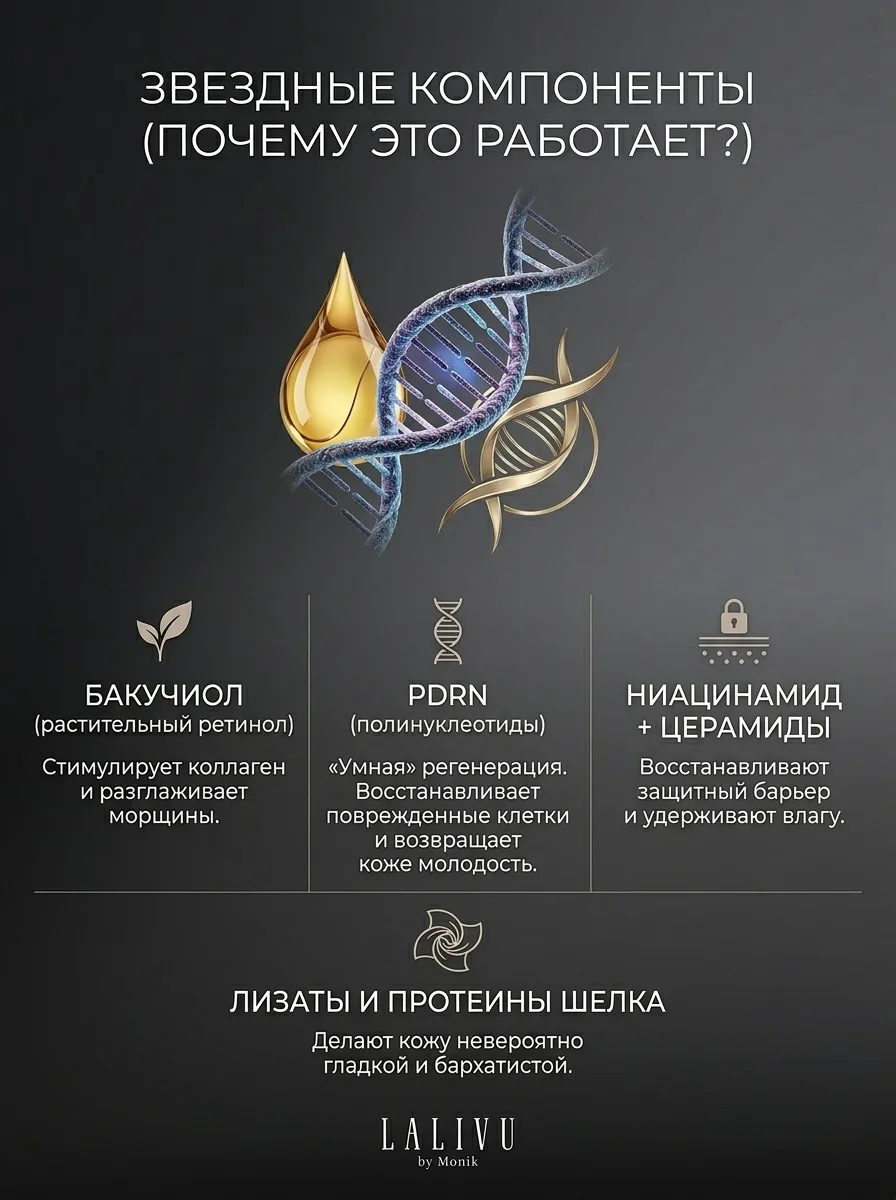 КРЕМ ДЛЯ ЛИЦА ПИТАТЕЛЬНЫЙ С БАКУЧИОЛОМ И PDRN — фото 3